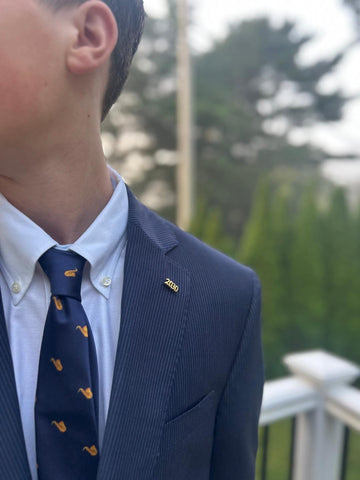 Year Gold Lapel Pin