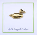 Mallard Gold Lapel Pin