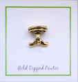 Table Gold Lapel Pin