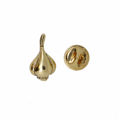 Garlic Gold Lapel Pin