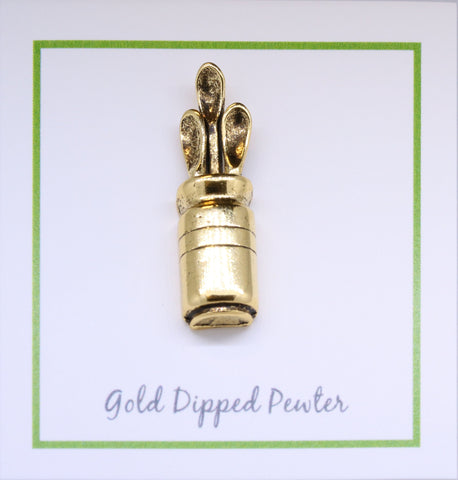 Spoons in Pot Gold Lapel Pin