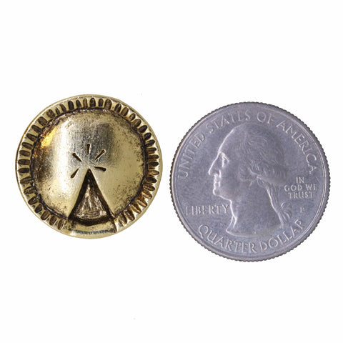 Apple Pie Gold Lapel Pin