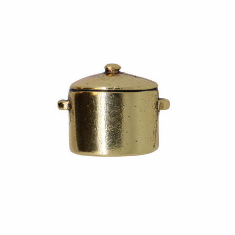 Stew Pot Gold Lapel Pin