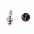 G-Clef Copper Lapel Pin