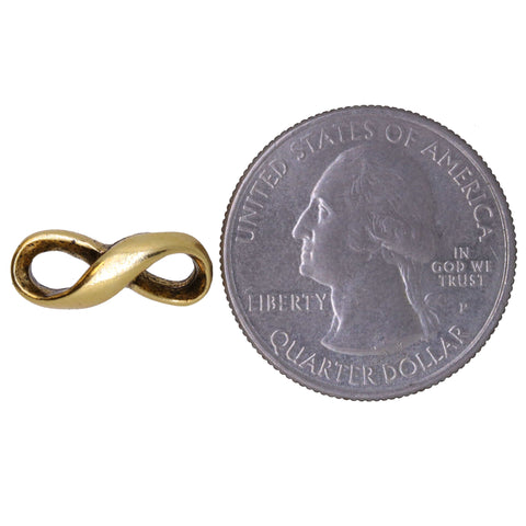Infinity Gold Lapel Pin