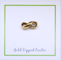 Infinity Gold Lapel Pin