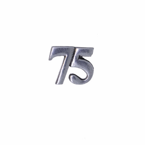 Number Lapel Pins