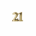 Number Gold Lapel Pins