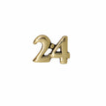 Number Gold Lapel Pins