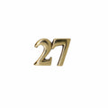 Number Gold Lapel Pins