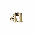 Number Gold Lapel Pins