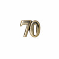 Number Gold Lapel Pins