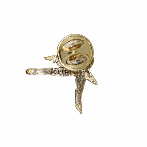 Dancer Gold Lapel Pin