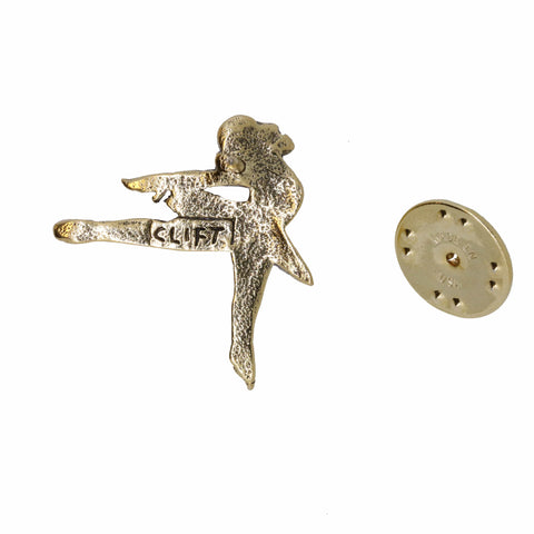 Dancer Gold Lapel Pin