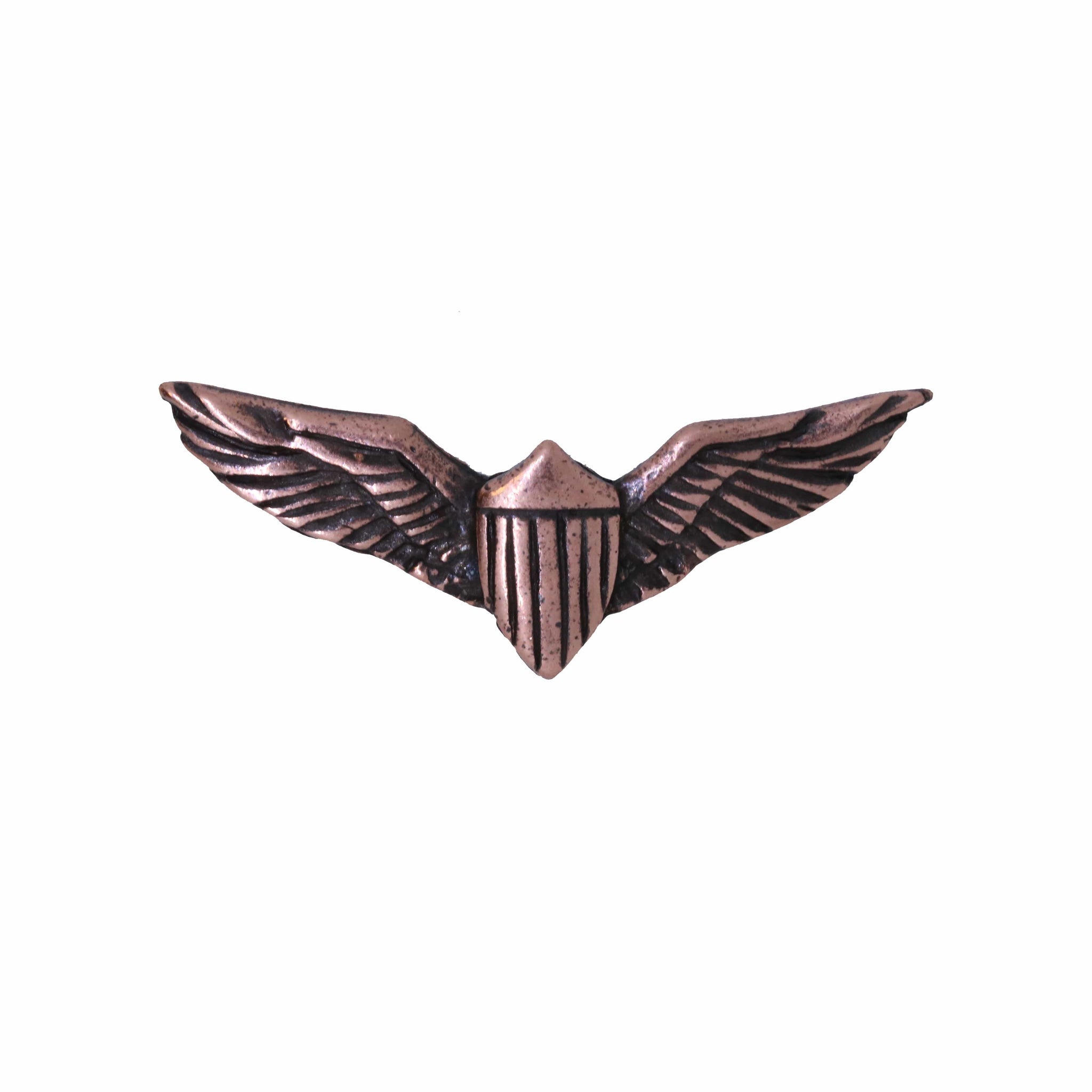 Pilot Wings Copper Lapel Pin