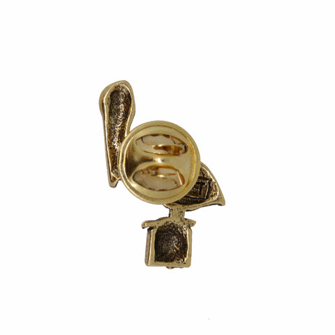 Pelican Gold Lapel Pin