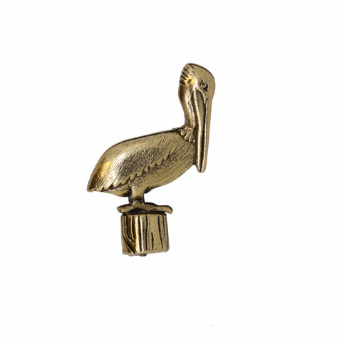 Pelican Gold Lapel Pin