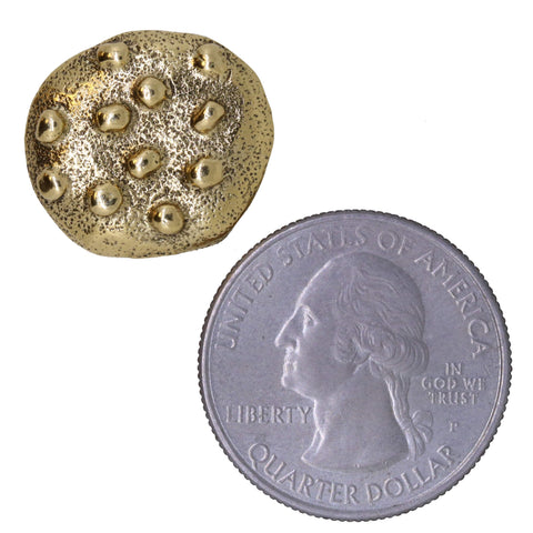 Cookie Gold Lapel Pin