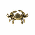 Blue Crab Gold Lapel Pin