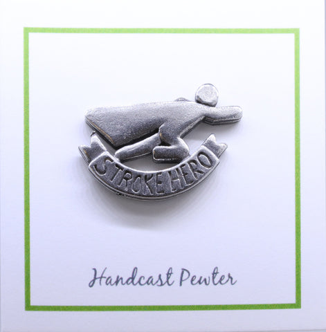 Stroke Hero Lapel Pin