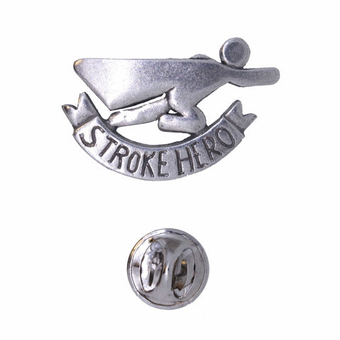 Stroke Hero Lapel Pin