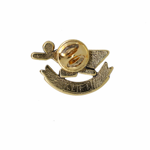 Stroke Hero Gold Lapel Pin