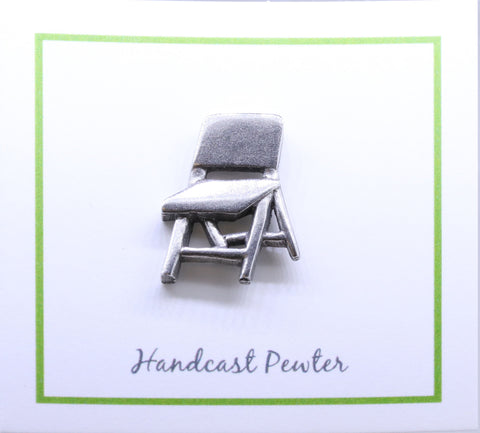 Folding Chair Lapel Pin