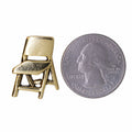 Folding Chair Gold Lapel Pin