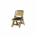 Folding Chair Gold Lapel Pin