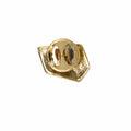 Cheese Gold Lapel Pin