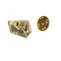 Cheese Gold Lapel Pin