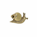 Snail Gold Lapel Pin