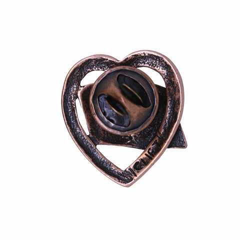 Book of Love Copper Lapel Pin