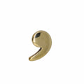 Comma Gold Lapel Pin