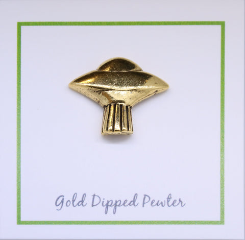 U.F.O. Gold Lapel Pin