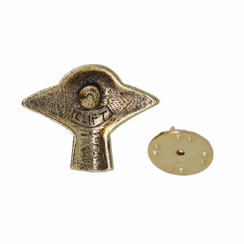 U.F.O. Gold Lapel Pin