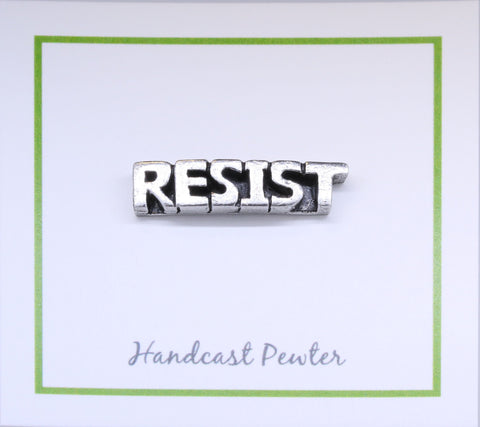 Resist Lapel Pin
