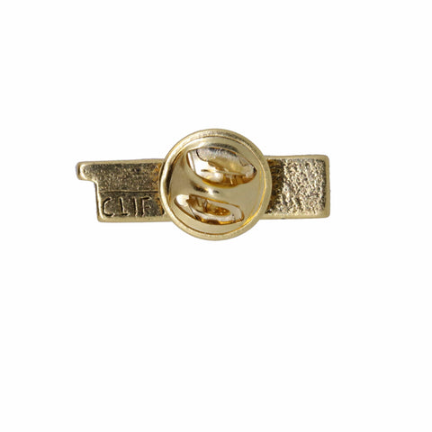 Resist Gold Lapel Pin