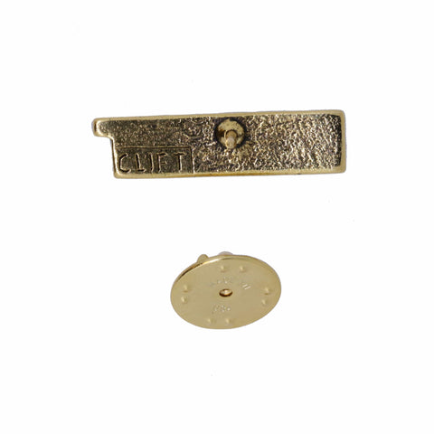 Resist Gold Lapel Pin