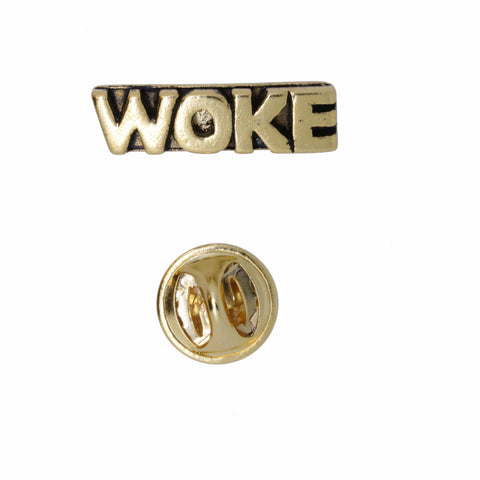 Woke Gold Lapel Pin