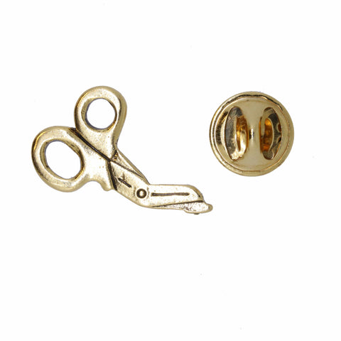 Trauma Shears Gold Lapel Pin