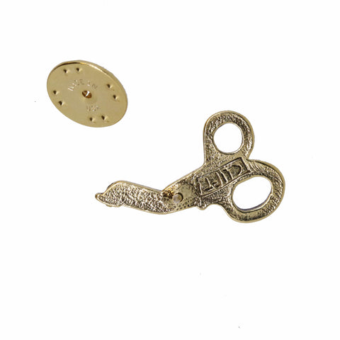 Trauma Shears Gold Lapel Pin