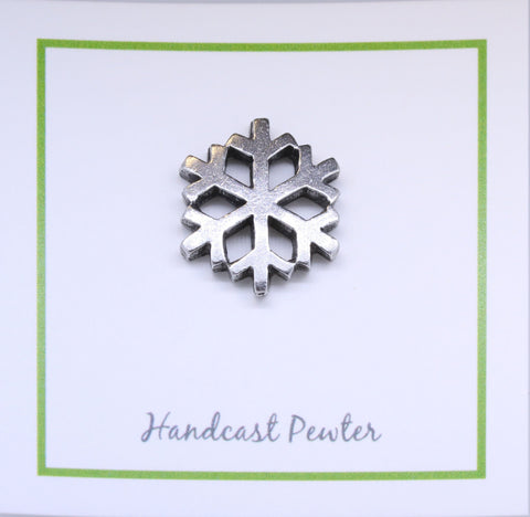 Snowflake Lapel Pin