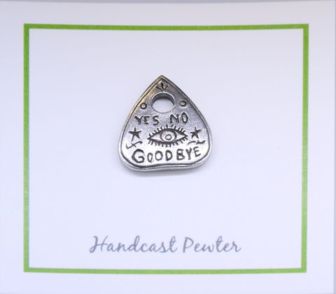 Ouija Board Planchette Lapel Pin
