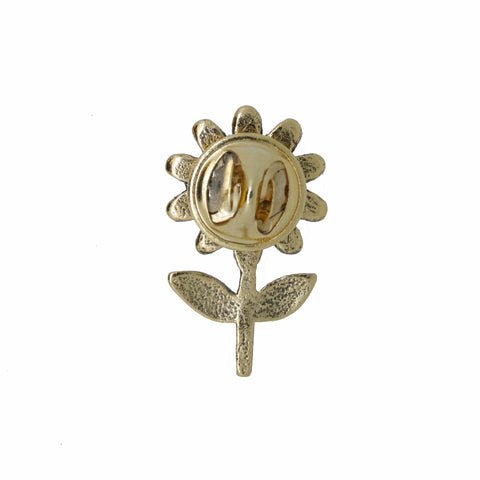 Daisy Gold Lapel Pin