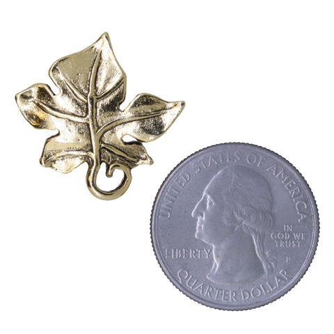 Ivy Gold Lapel Pin