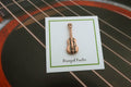 Acoustic Guitar Copper Lapel Pin