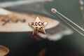 Rockstar Copper Lapel Pin