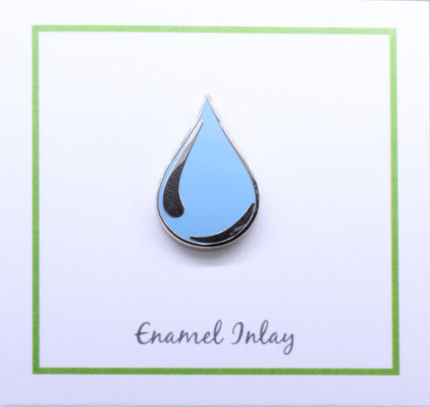 Water Drop Enamel Pin