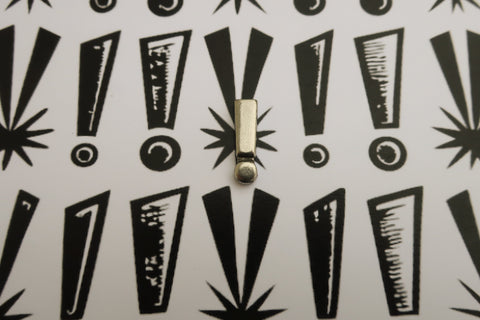 Exclamation Point Lapel Pin
